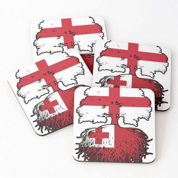 Item preview, Tonga Tongan English England Tree Roots Flag designed and sold by FlagX.