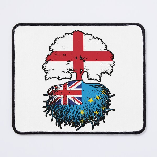 Item preview, Tuvalu Tuvaluan English England Tree Roots Flag designed and sold by FlagX.