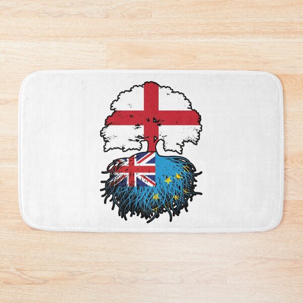 Item preview, Tuvalu Tuvaluan English England Tree Roots Flag designed and sold by FlagX.