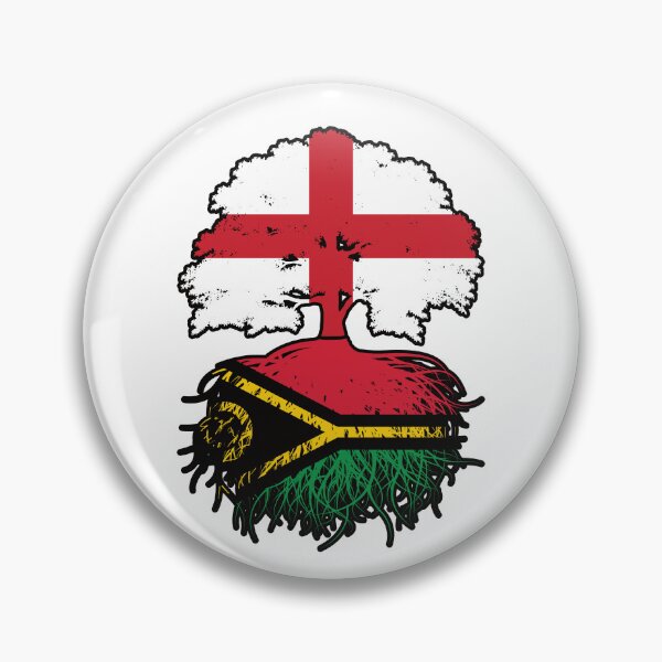 Item preview, Vanuatu Vanuatuan English England Tree Roots Flag designed and sold by FlagX.