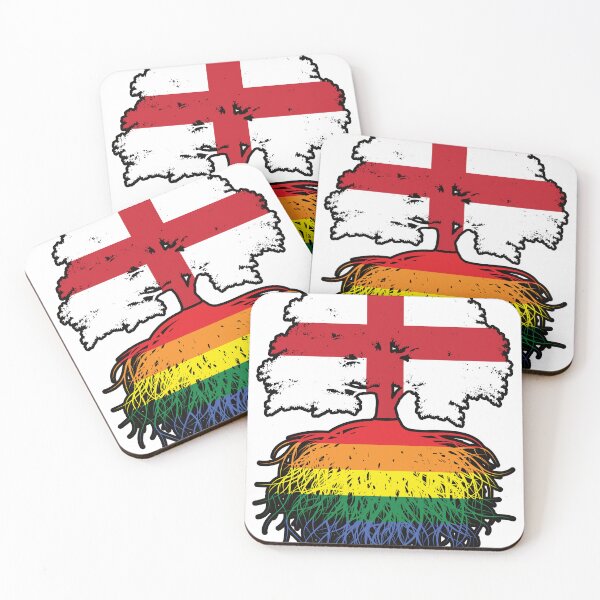 Item preview, Lgbtq Gay English England Tree Roots Flag designed and sold by FlagX.