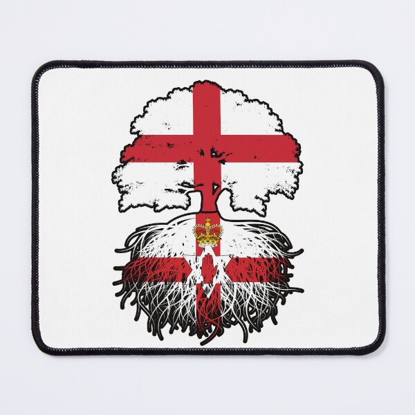 Item preview, Northern Ireland Northern Irish English England Tree Roots Flag designed and sold by FlagX.