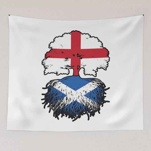 Item preview, Scotland Scottish English England Tree Roots Flag designed and sold by FlagX.
