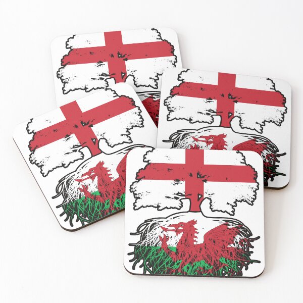 Item preview, Wales Welsh English England Tree Roots Flag designed and sold by FlagX.