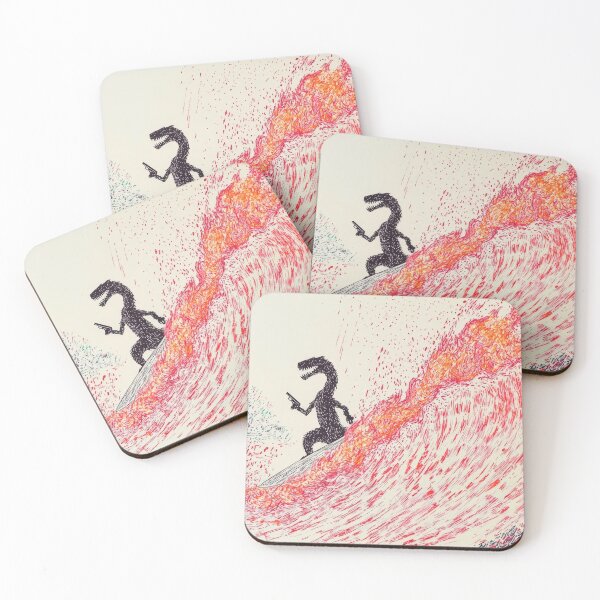 Item preview, Dino Wave Surfer designed and sold by voidcrow.