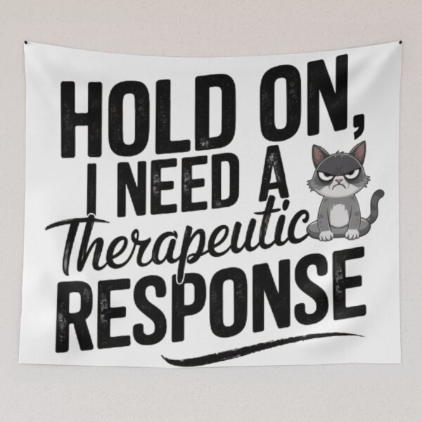 Item preview, Medical Field Therapeutic Response Humor Cat designed and sold by JediKittenWars.