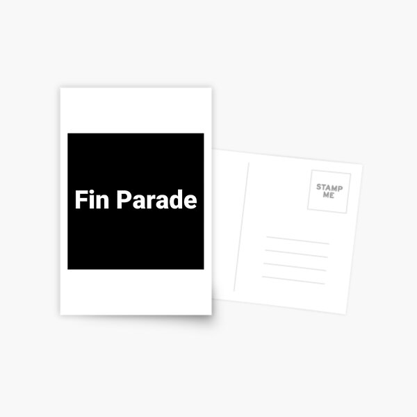 Item preview, Fin Parade designed and sold by Text-based T-Shirts and Gifts.