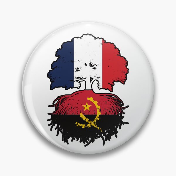 Item preview, Angola Angolan French France Tree Roots Flag designed and sold by FlagX.