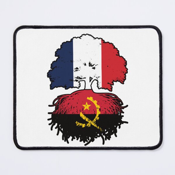 Item preview, Angola Angolan French France Tree Roots Flag designed and sold by FlagX.