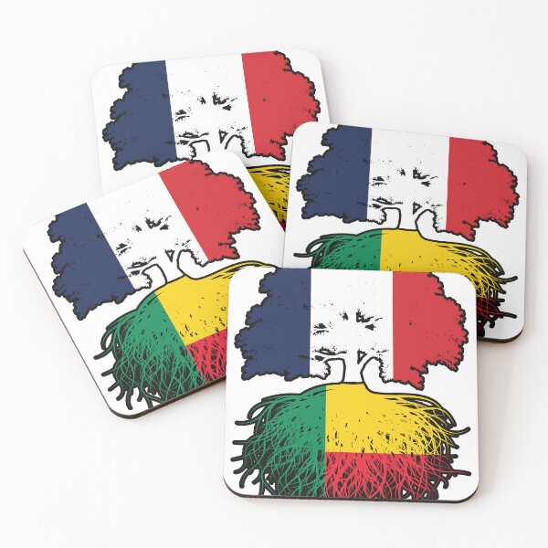 Item preview, Benin Beninese French France Tree Roots Flag designed and sold by FlagX.