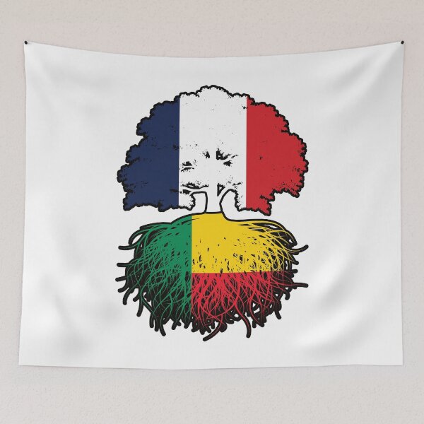 Item preview, Benin Beninese French France Tree Roots Flag designed and sold by FlagX.