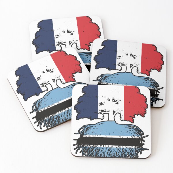 Item preview, Botswana Botswanian French France Tree Roots Flag designed and sold by FlagX.