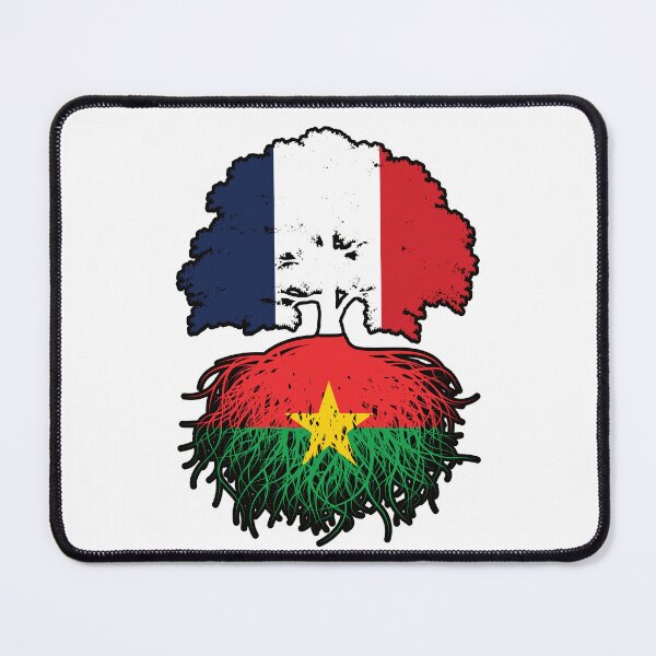 Item preview, Burkina Faso Burkinabe French France Tree Roots Flag designed and sold by FlagX.