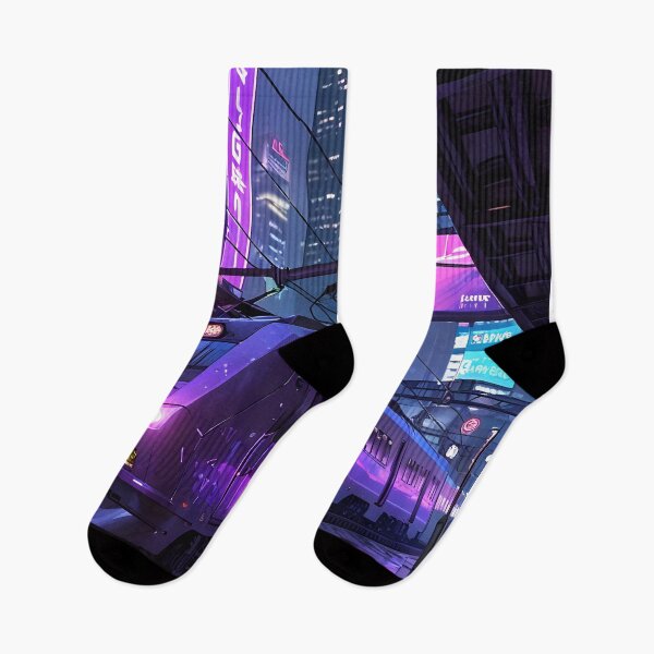 Item preview, cyberpunk futuristic city  designed and sold by ArtbySameer.
