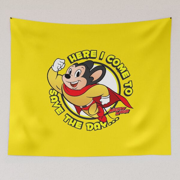 Item preview, CARTOON RETRO VINTAGE SUPER HERO POWERFUL INCREDIBLE MOUSE - D1 designed and sold by CuPensky.