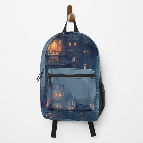 Item preview, Mystical Night Village designed and sold by jgvisualarts.