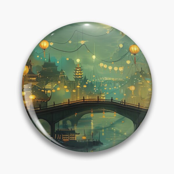 Item preview, Luminous Night in the Ancient City designed and sold by jgvisualarts.