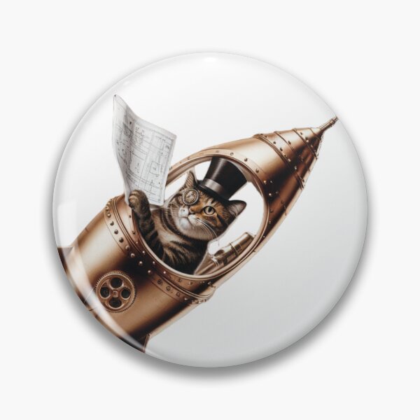 Item preview, Elon Rocket Launch Cat  designed and sold by JediKittenWars.