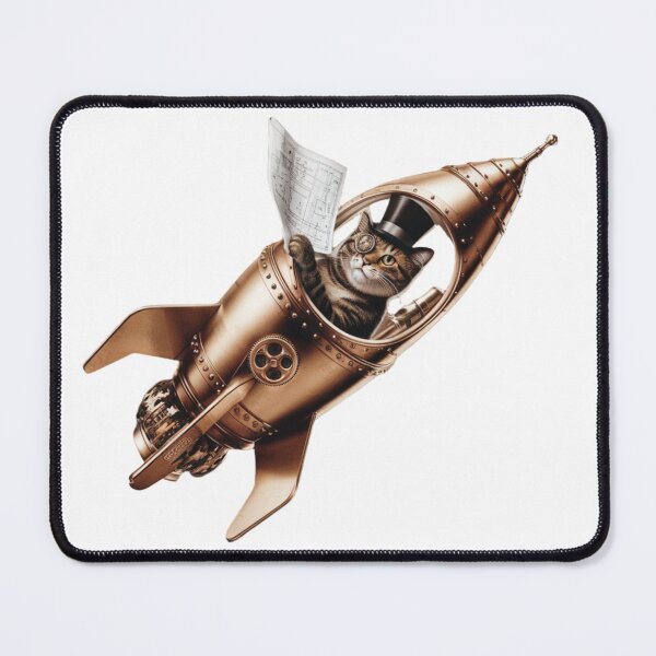 Item preview, Elon Rocket Launch Cat  designed and sold by JediKittenWars.