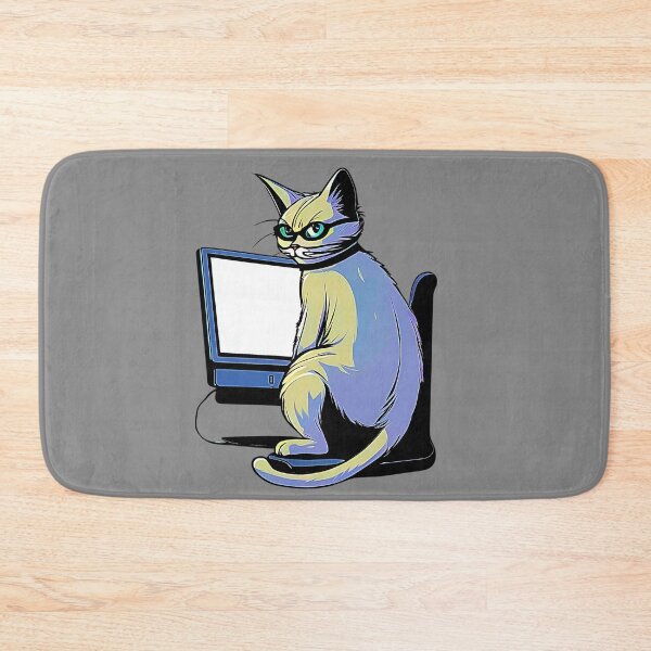 Item preview, Cat Hacker designed and sold by ELzor Arts.