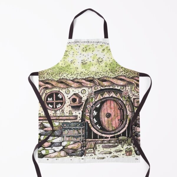 Item preview, vintage watercolor abandoned suburban cottage designed and sold by ETHER1997.