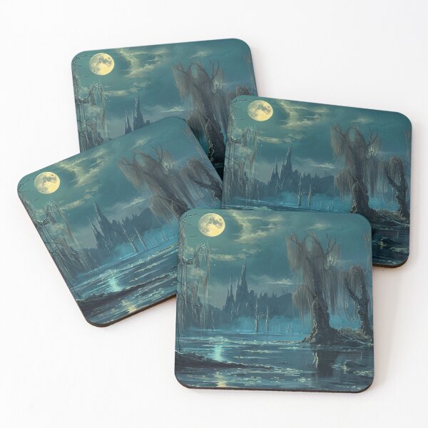 Item preview, Moonlit Swamp designed and sold by jgvisualarts.