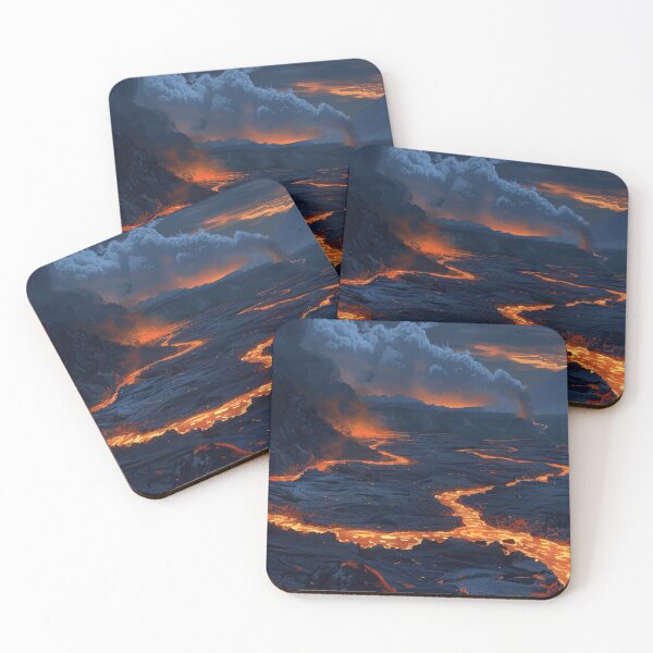 Item preview, Lava Flow at Dusk designed and sold by jgvisualarts.
