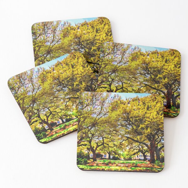 Item preview, Charming watercolor painting of Warren Square in Savannah, Georgia designed and sold by GestaltImagery.