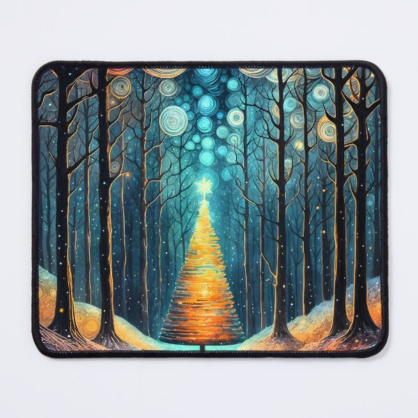 Item preview, Iridescent Holiday Dream - Glowing Christmas Tree designed and sold by stine1.