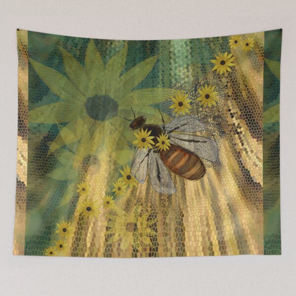 Item preview, Wild Daisy and Bee by Cecile Grace Charles designed and sold by CecileCharles.