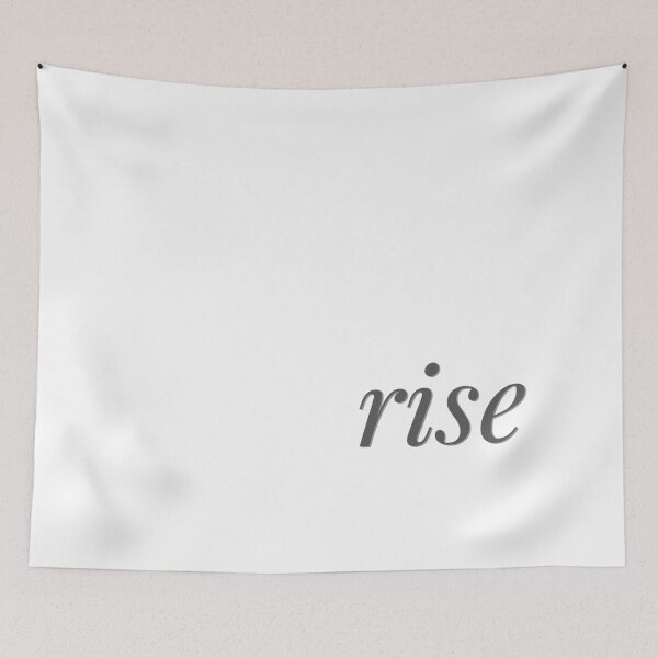 Item preview, RISE – Minimalist Bold Design | Motivational Word Art by XEM Studio designed and sold by XEM studio.