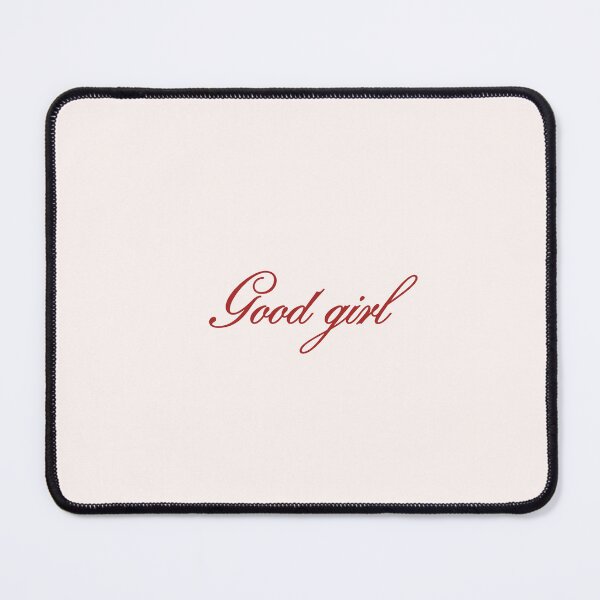 Item preview, good girl - red cursive handwriting designed and sold by Neadoodles.