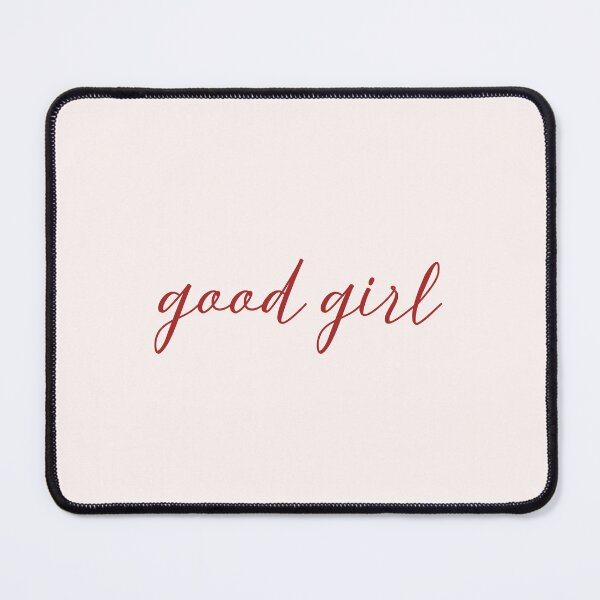 Item preview, good girl - red cursive handwriting designed and sold by Neadoodles.