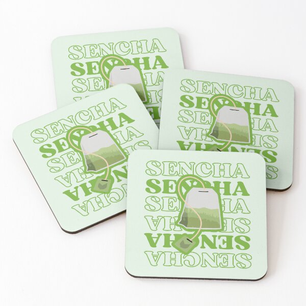 Item preview, Sencha Green Tea Bag Aesthetic designed and sold by NoodleDoodleCo.