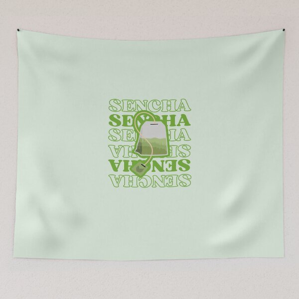 Item preview, Sencha Green Tea Bag Aesthetic designed and sold by NoodleDoodleCo.