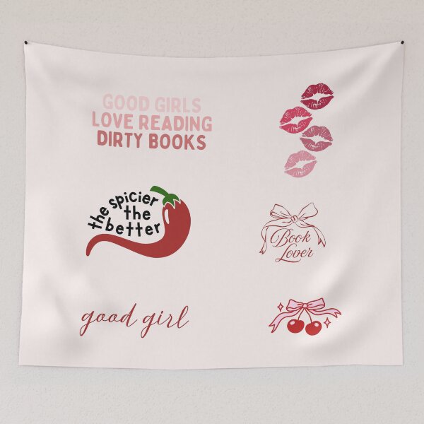 Item preview, good girl bookish set designed and sold by Neadoodles.