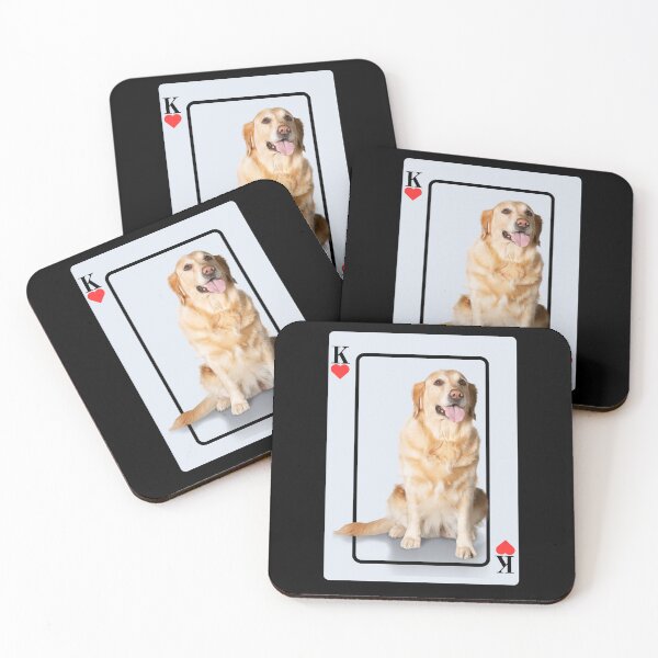 Item preview, Golden Retriever King Of Hearts designed and sold by HighwayForSouls.