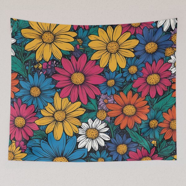 Item preview, Field of Spring Flowers designed and sold by papi1998.