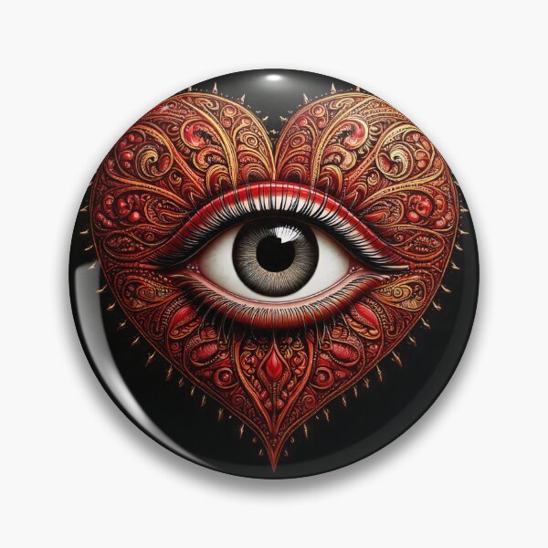 Item preview, Third Eye Love Heart designed and sold by enlightenedonez.