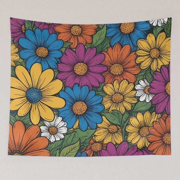 Item preview, Field of Spring Flowers designed and sold by papi1998.