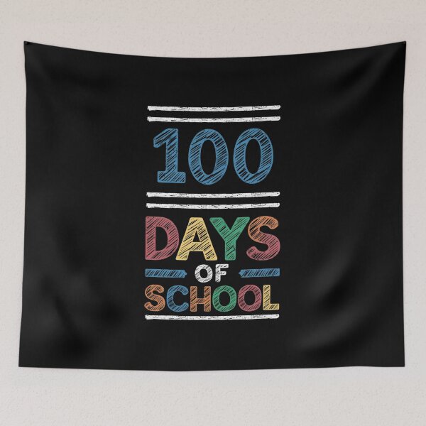Item preview, 100 Days of School Celebration Design - Fun & Colorful Milestone Art designed and sold by Colorful-Garden.