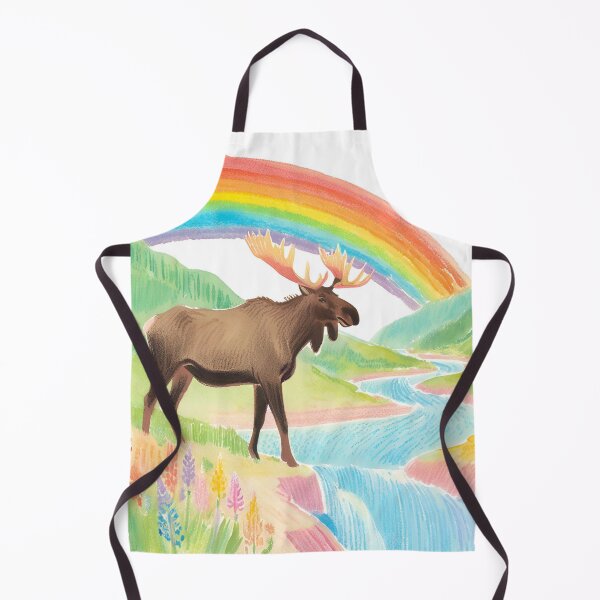 Item preview, Aly’s Moose Rainbow River designed and sold by LeetlBug.