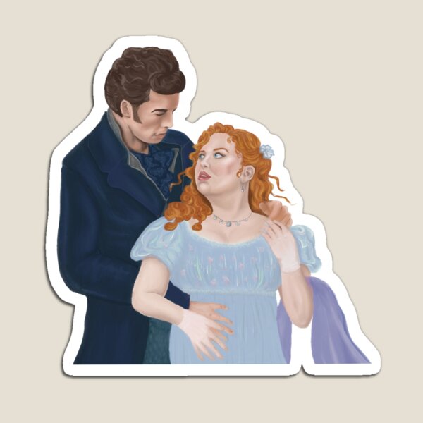 Aperçu de l'œuvre Couple Bridgerton Pénélope et Colin créée et vendue par SorceressApprentice.