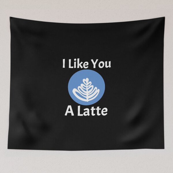 Item preview, I Like You A Latte Rosetta designed and sold by ColorMallet.