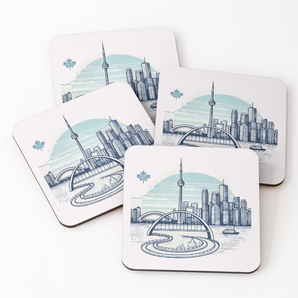 Item preview, Minimalist Humber Loop Watercolor Art, designed and sold by PaintMeWorld.