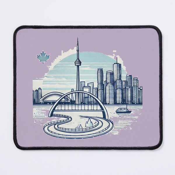 Item preview, Minimalist Humber Loop Watercolor Art, designed and sold by PaintMeWorld.