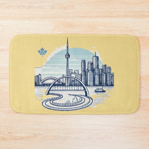Item preview, Minimalist Humber Loop Watercolor Art, designed and sold by PaintMeWorld.