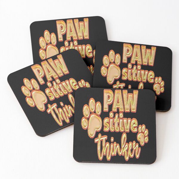 Item preview, Pawsitive Thinker Funny designed and sold by creativerooney.