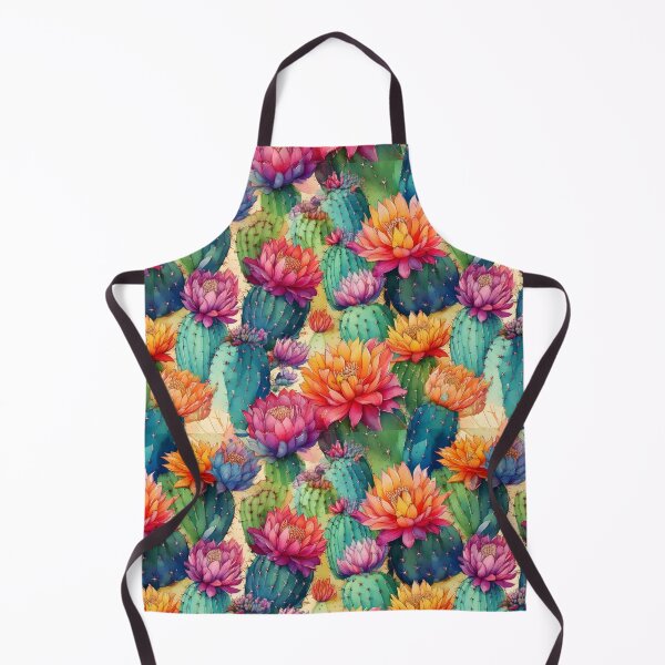 Item preview, Cactus blooms in rainbow colors with soft watercolor gradients designed and sold by Designbes.