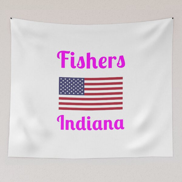 Item preview, Fishers Indiana - Stylish Prints, designed and sold by Fleetwood1994.